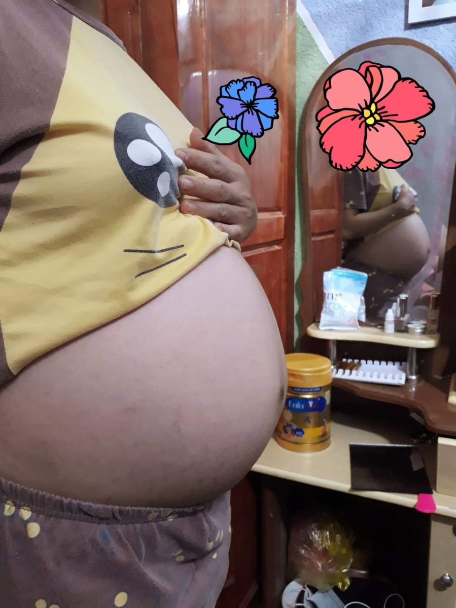 Bụng bầu 32w4d đã tụt chưa các mom nhỉ..
Liệu bụng có nhỏ quá không😓😓