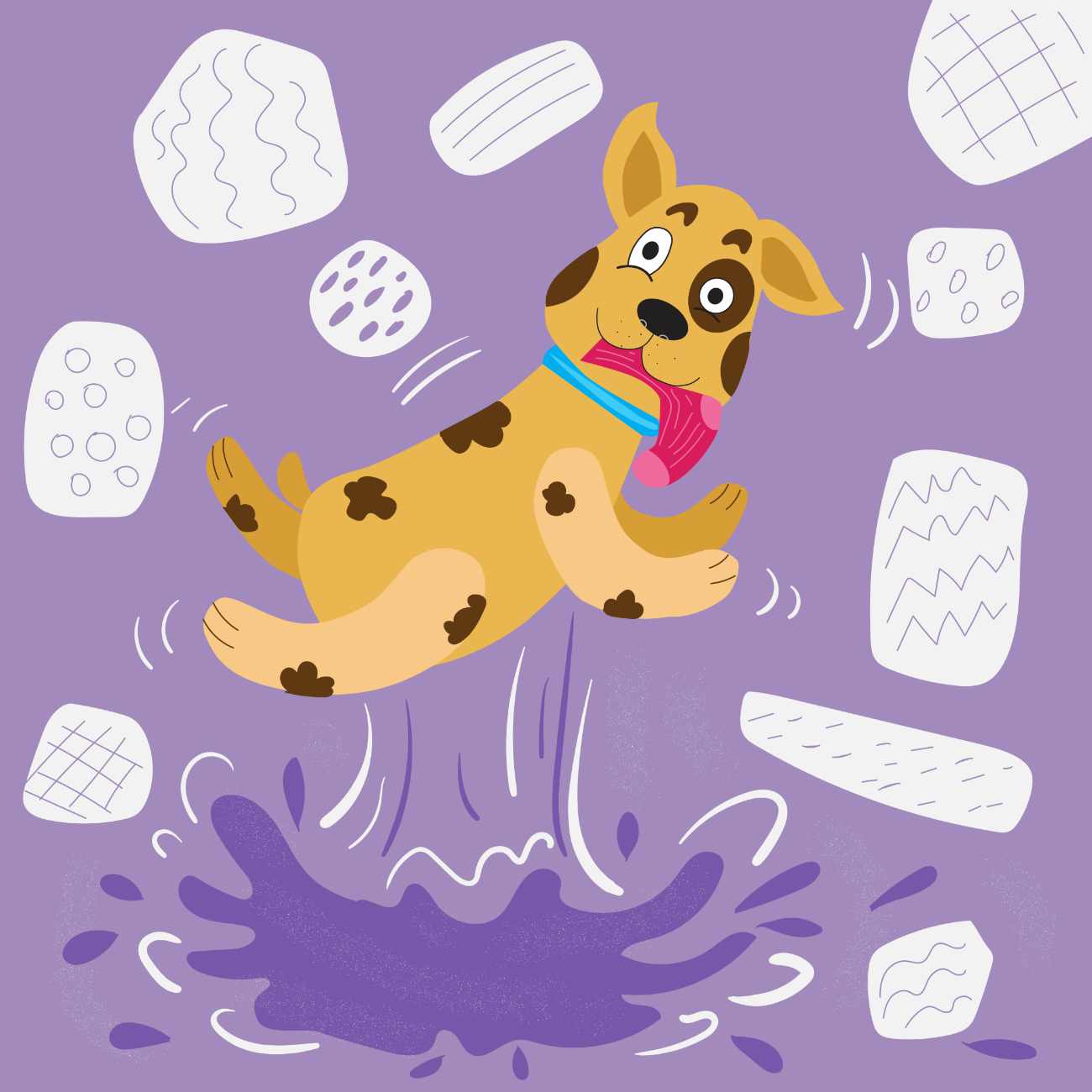 Truyện Ehon - Truyện tranh thai giáo: Chú chó nhỏ nghịch ngợm