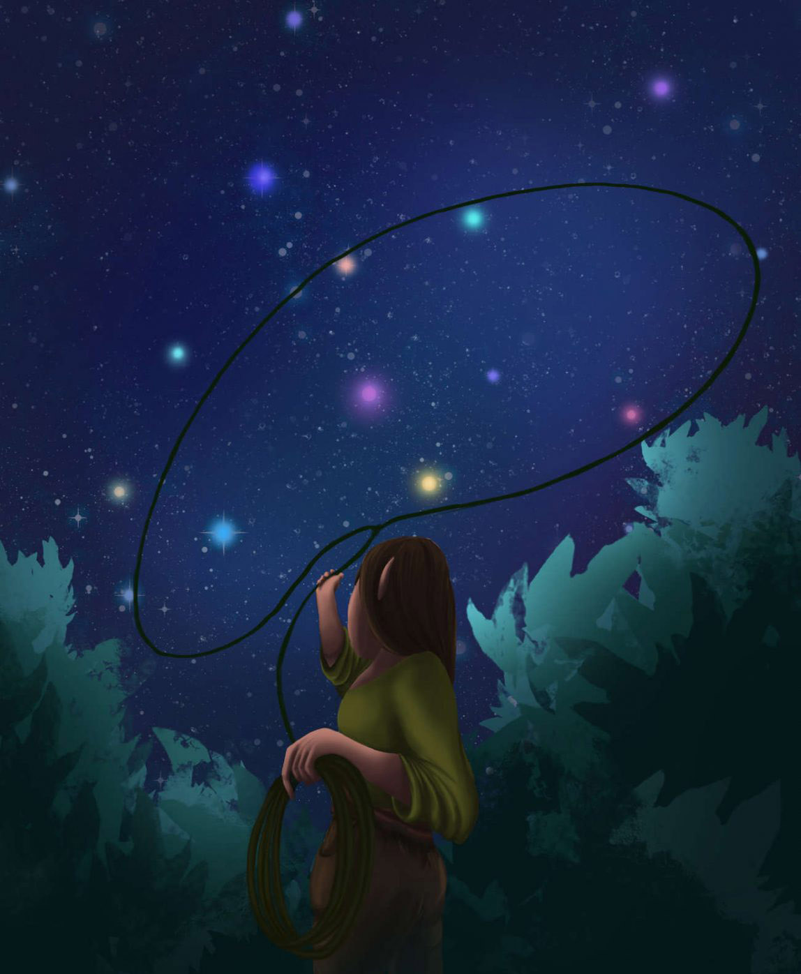 Truyện Ehon - Truyện tranh thai giáo: Luna và chiếc hộp giữ sao