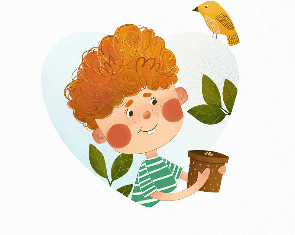 Truyện Ehon - Truyện tranh thai giáo: Hạt đào bé nhỏ