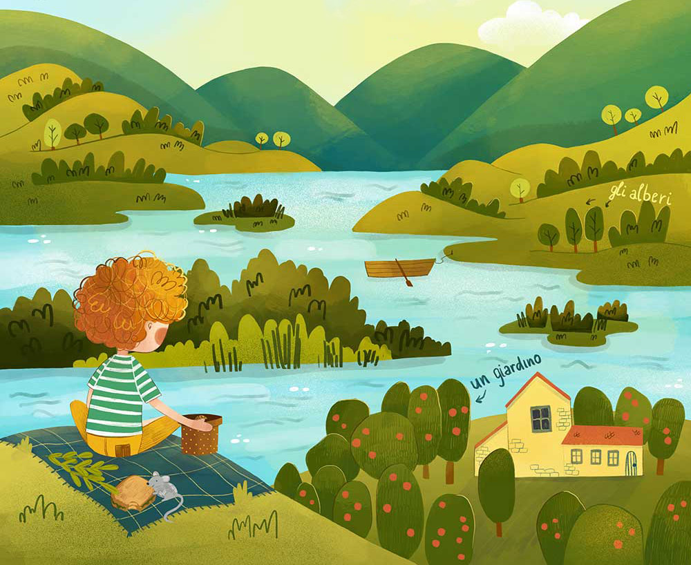 Truyện Ehon - Truyện tranh thai giáo: Hạt đào bé nhỏ