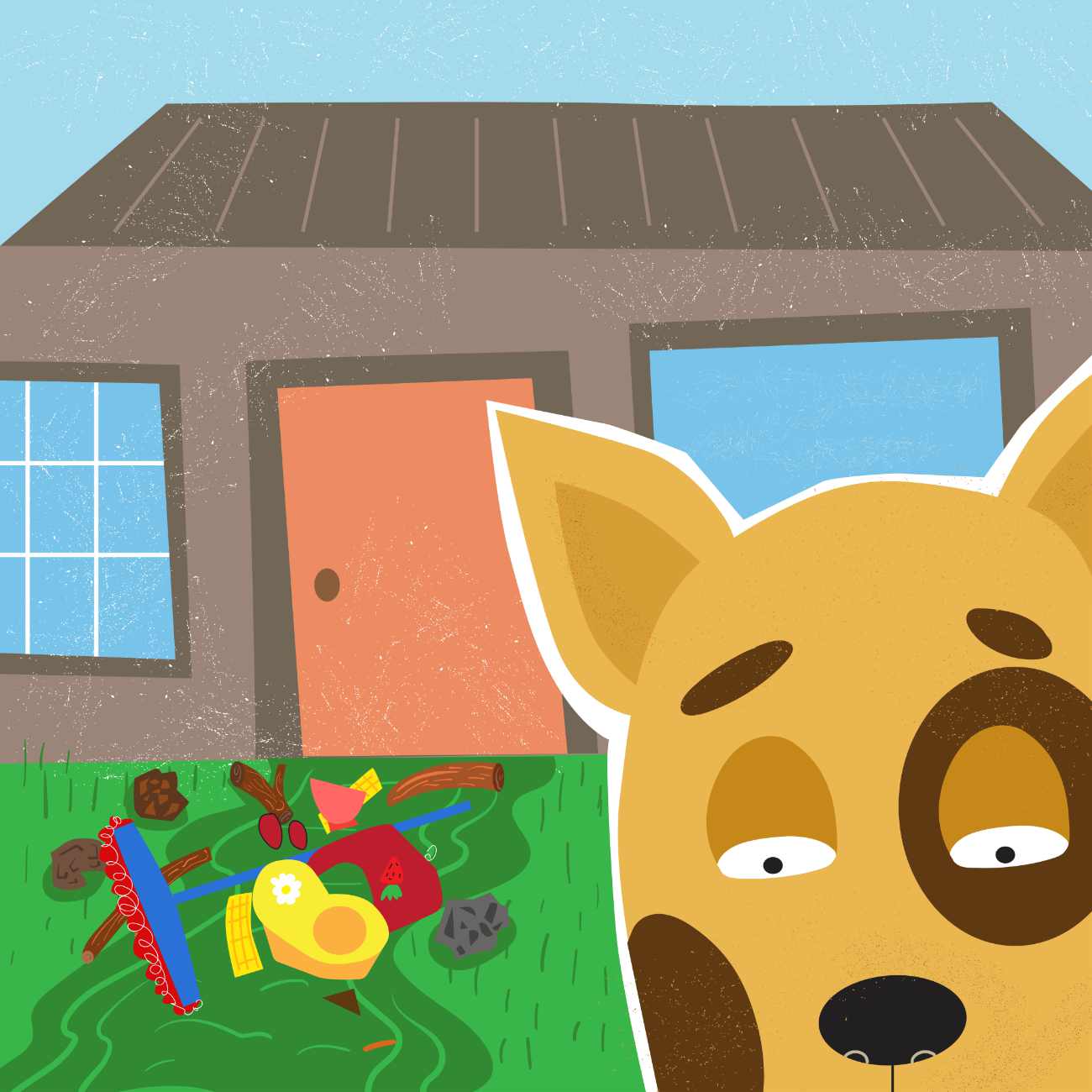 Truyện Ehon - Truyện tranh thai giáo: Chú chó nhỏ nghịch ngợm