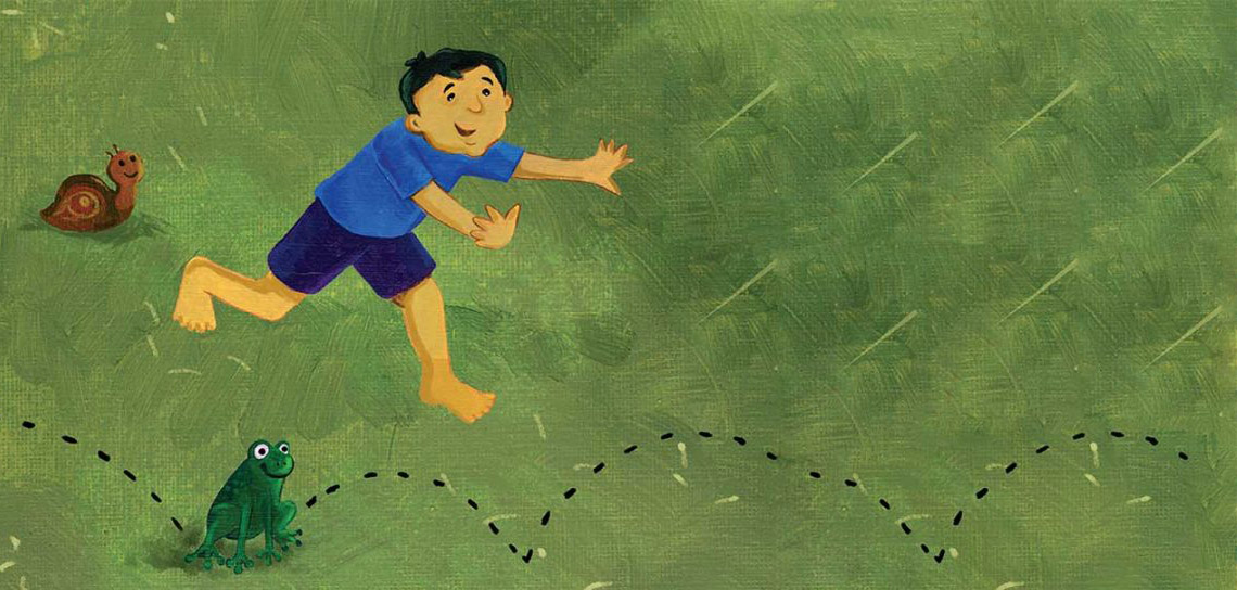 Truyện Ehon - Truyện tranh thai giáo: Chiếc áo mưa đo đỏ