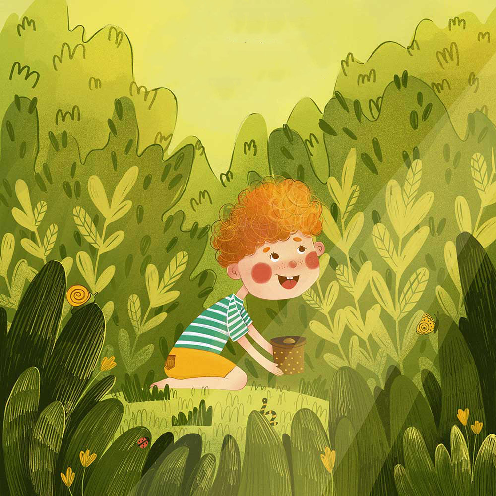 Truyện Ehon - Truyện tranh thai giáo: Hạt đào bé nhỏ