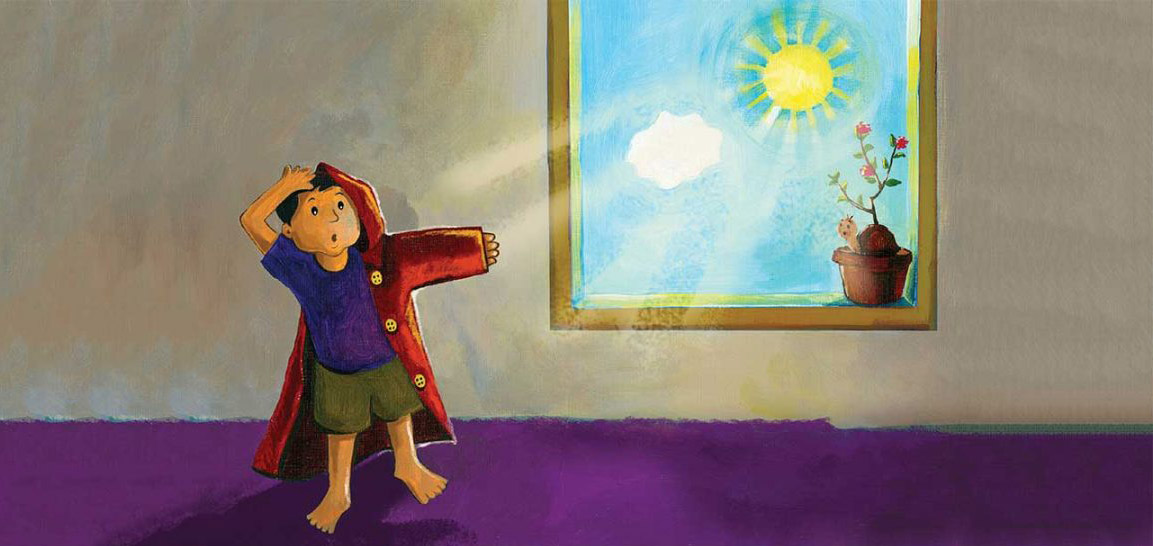 Truyện Ehon - Truyện tranh thai giáo: Chiếc áo mưa đo đỏ