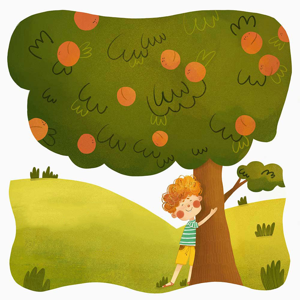 Truyện Ehon - Truyện tranh thai giáo: Hạt đào bé nhỏ