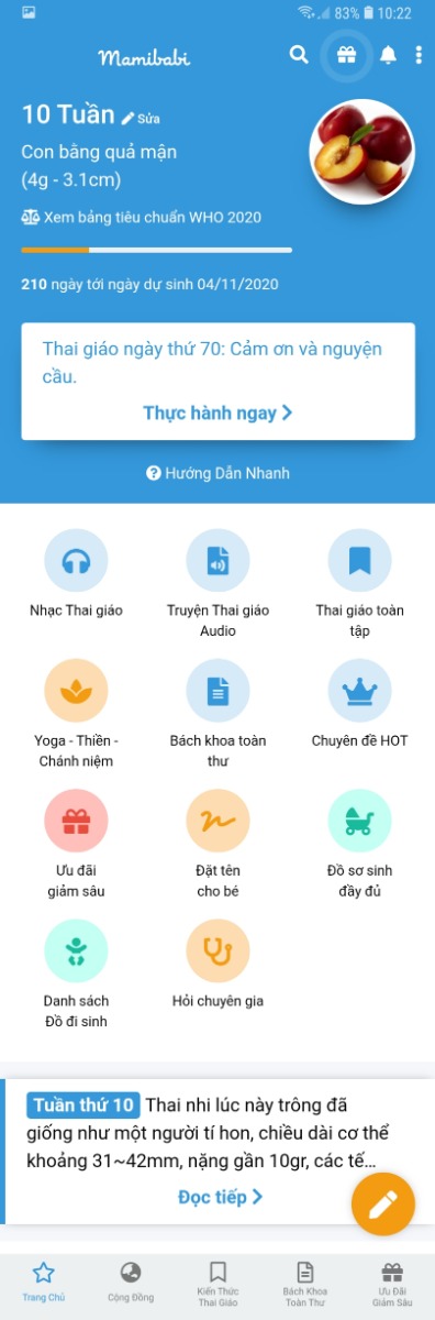 Các m cho m hỏi, như thế này là thai dc 10 tuần hay bắt đầu sang tuần thứ 10 ạ