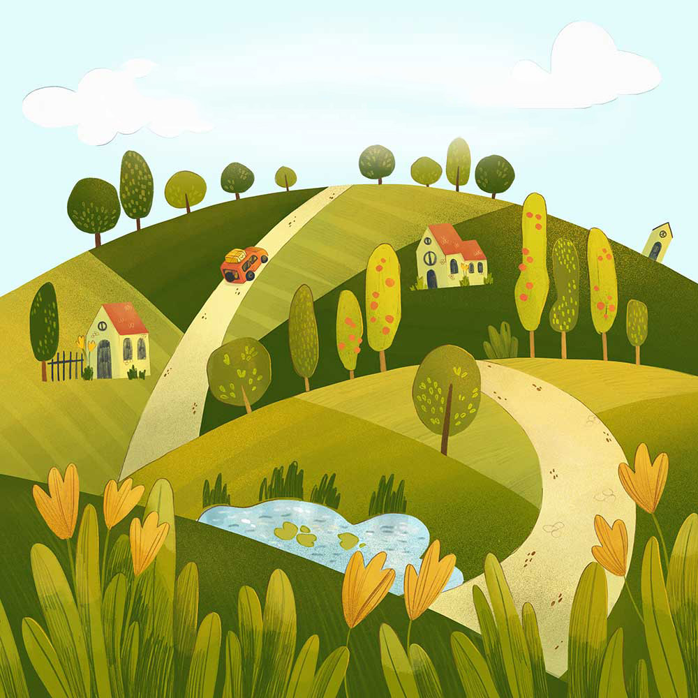 Truyện Ehon - Truyện tranh thai giáo: Hạt đào bé nhỏ