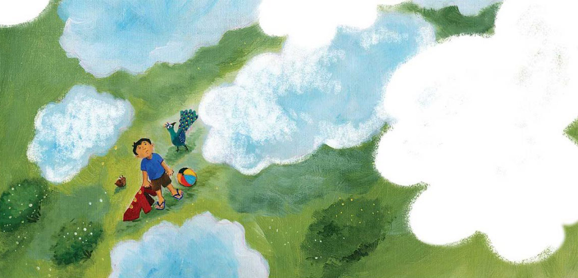 Truyện Ehon - Truyện tranh thai giáo: Chiếc áo mưa đo đỏ