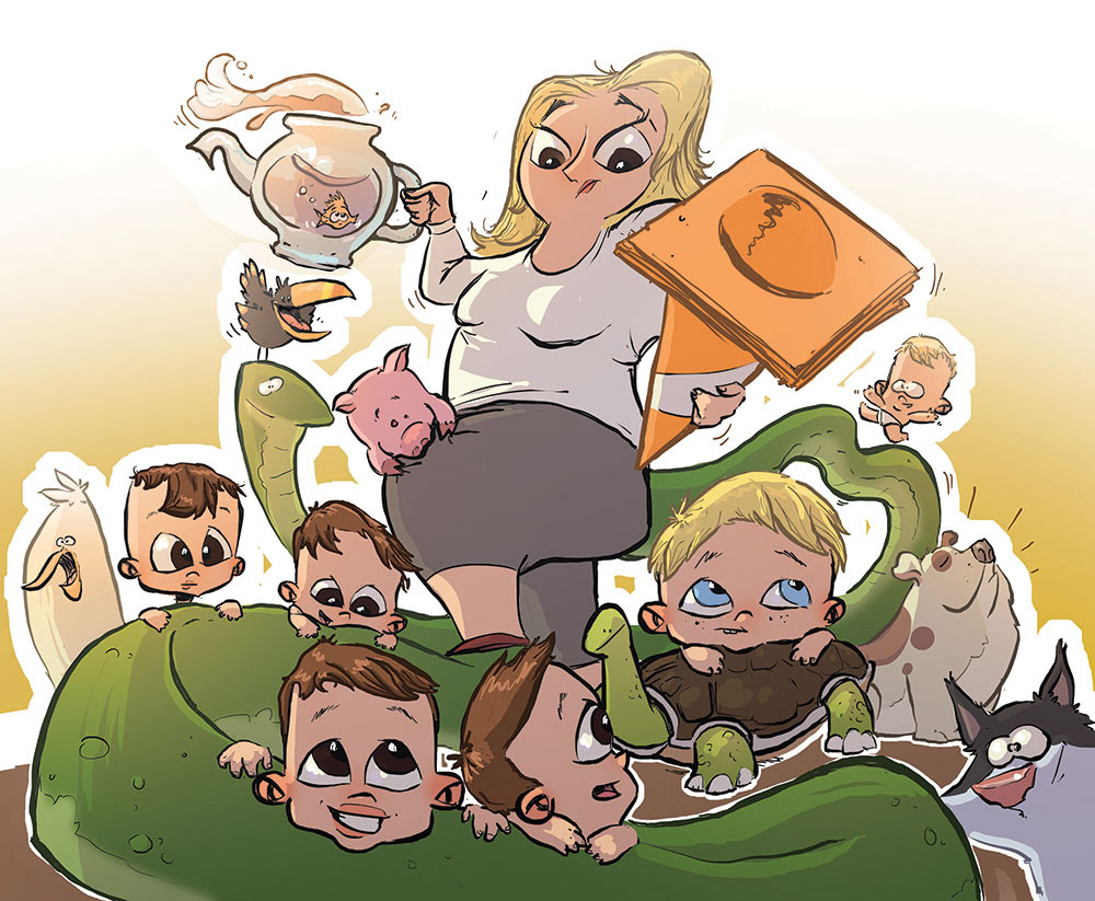 Truyện Ehon - Truyện tranh thai giáo: Kai và một ngày cực kỳ kinh khủng