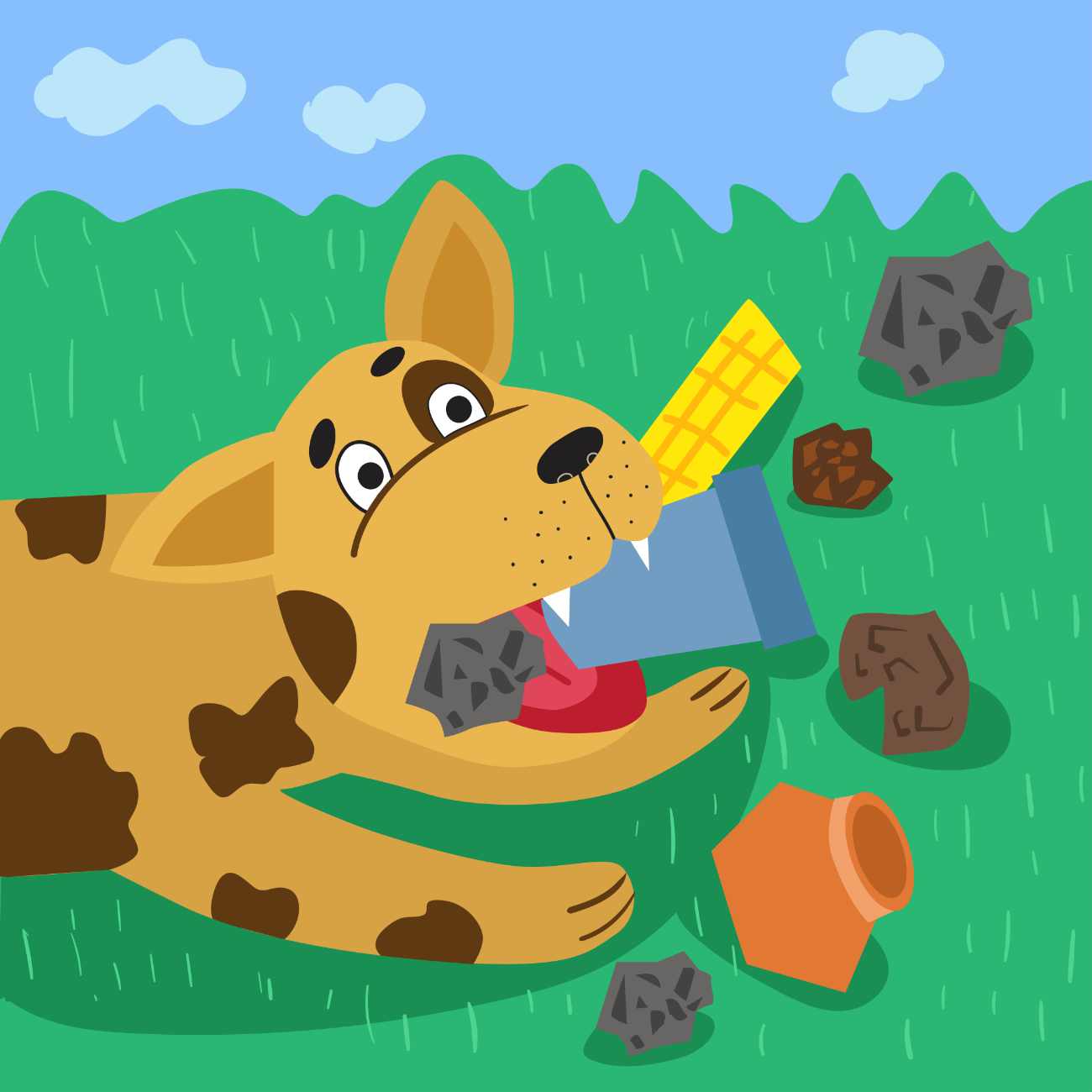 Truyện Ehon - Truyện tranh thai giáo: Chú chó nhỏ nghịch ngợm