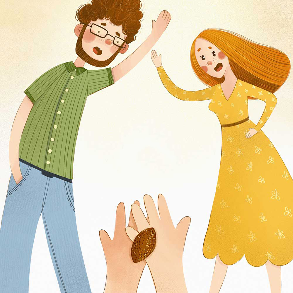 Truyện Ehon - Truyện tranh thai giáo: Hạt đào bé nhỏ