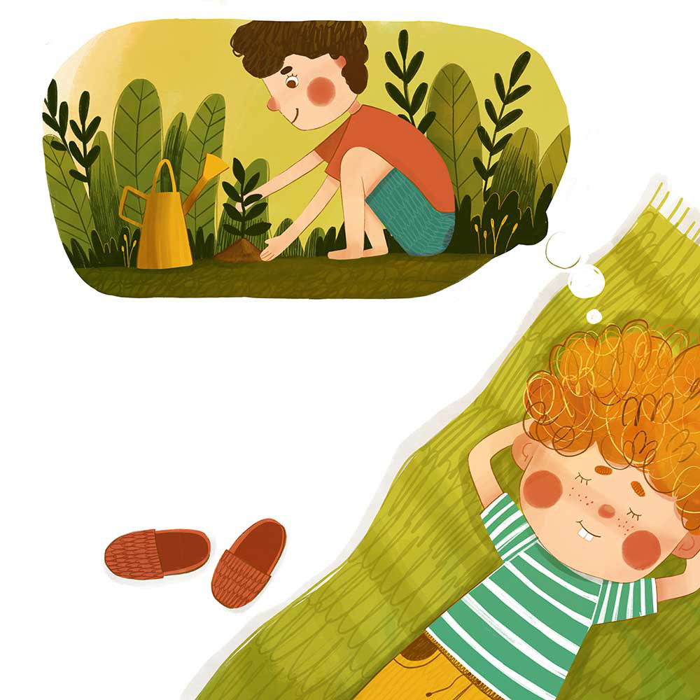 Truyện Ehon - Truyện tranh thai giáo: Hạt đào bé nhỏ