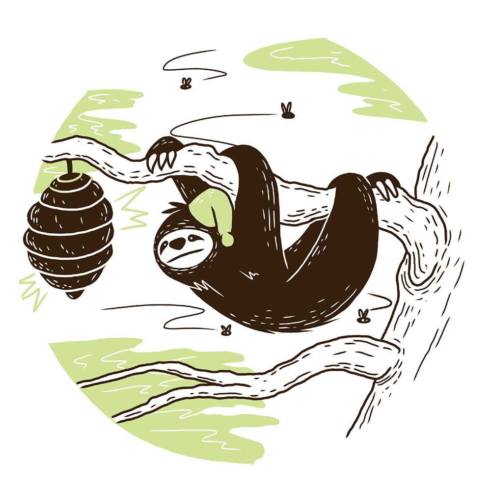 Truyện Ehon - Truyện tranh thai giáo: Ngài Lười ngái ngủ