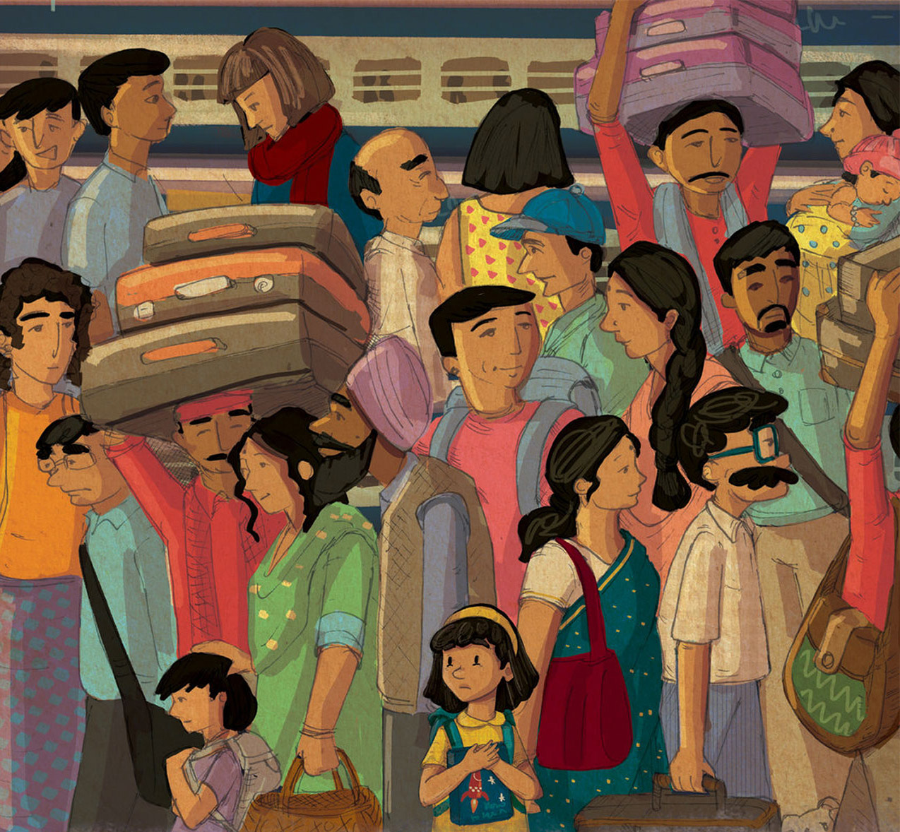 Truyện Ehon - Truyện tranh thai giáo: Trên chuyến tàu