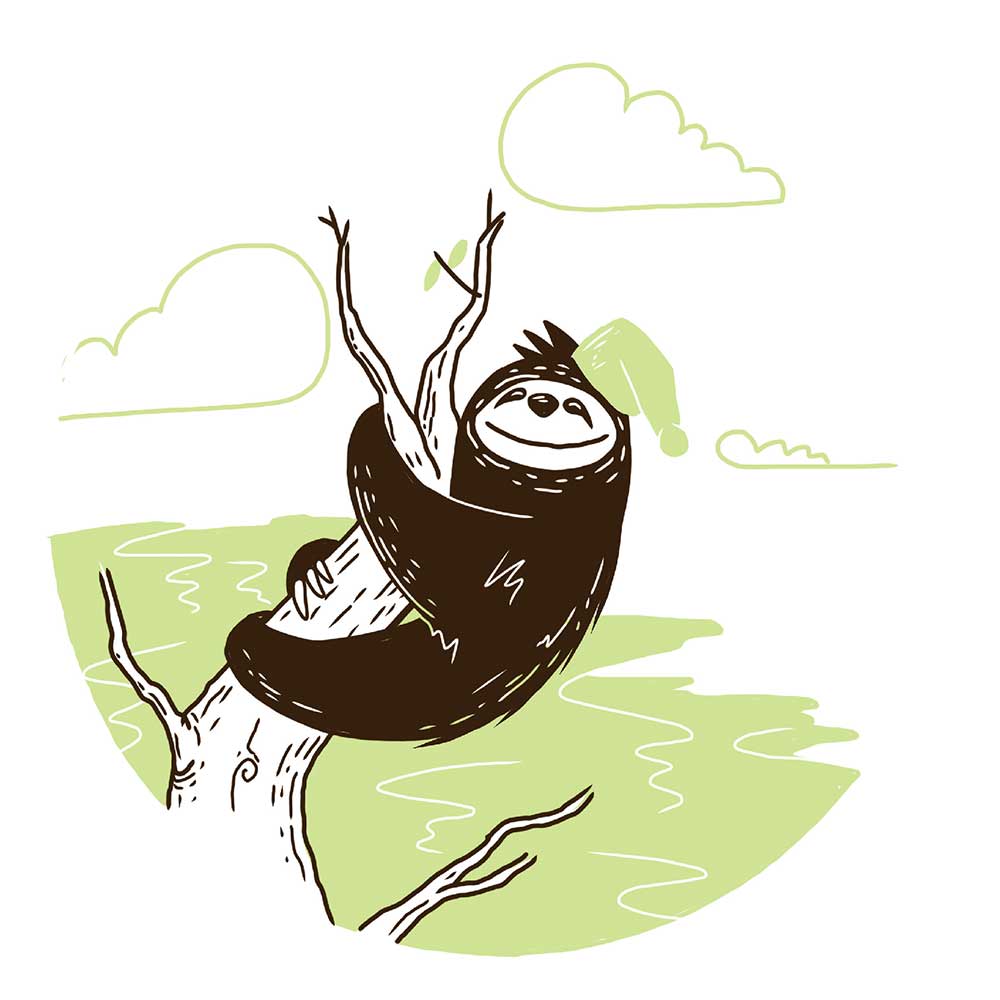 Truyện Ehon - Truyện tranh thai giáo: Ngài Lười ngái ngủ