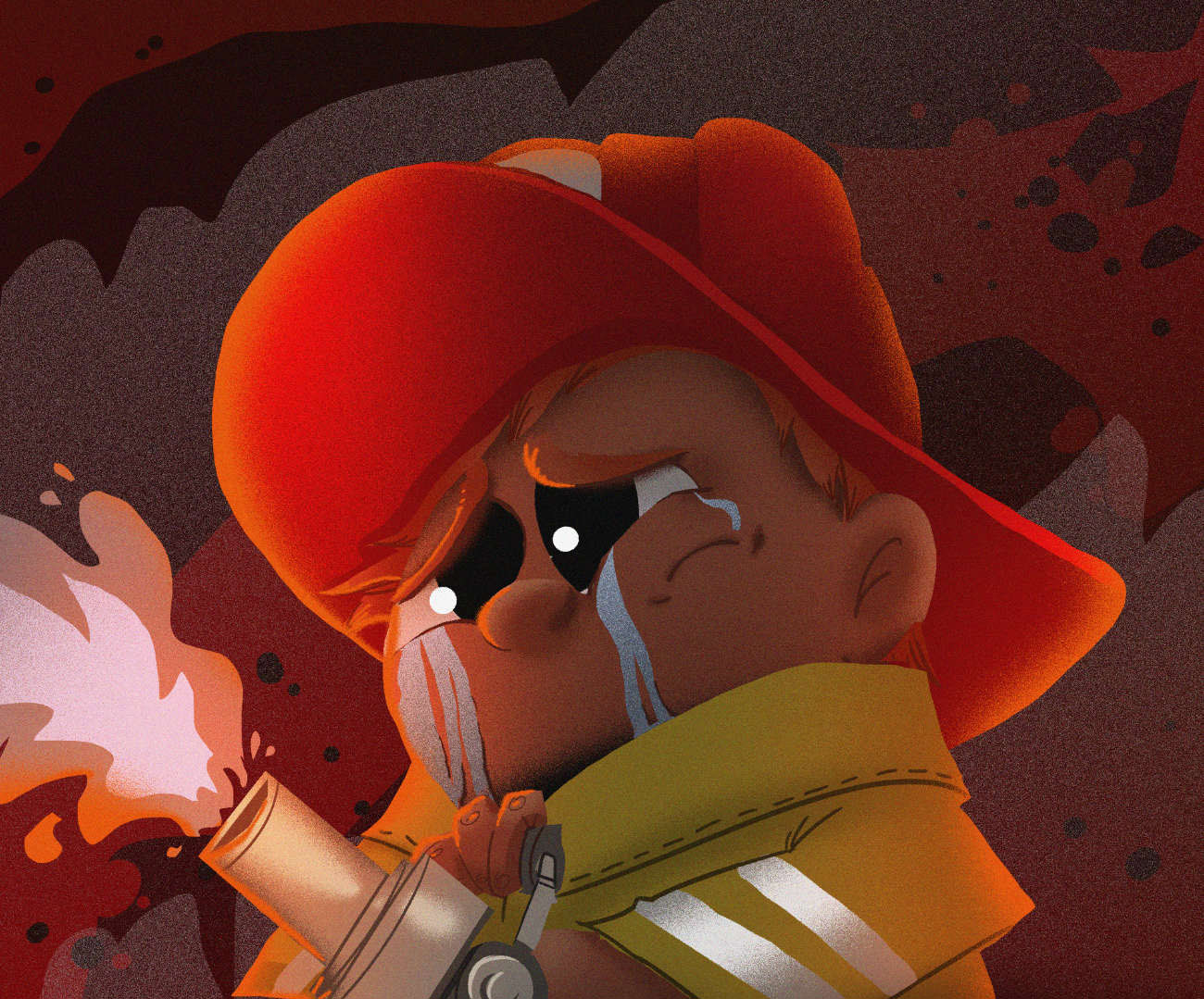 Truyện Ehon - Truyện tranh thai giáo: Anh lính cứu hoả và chú chó