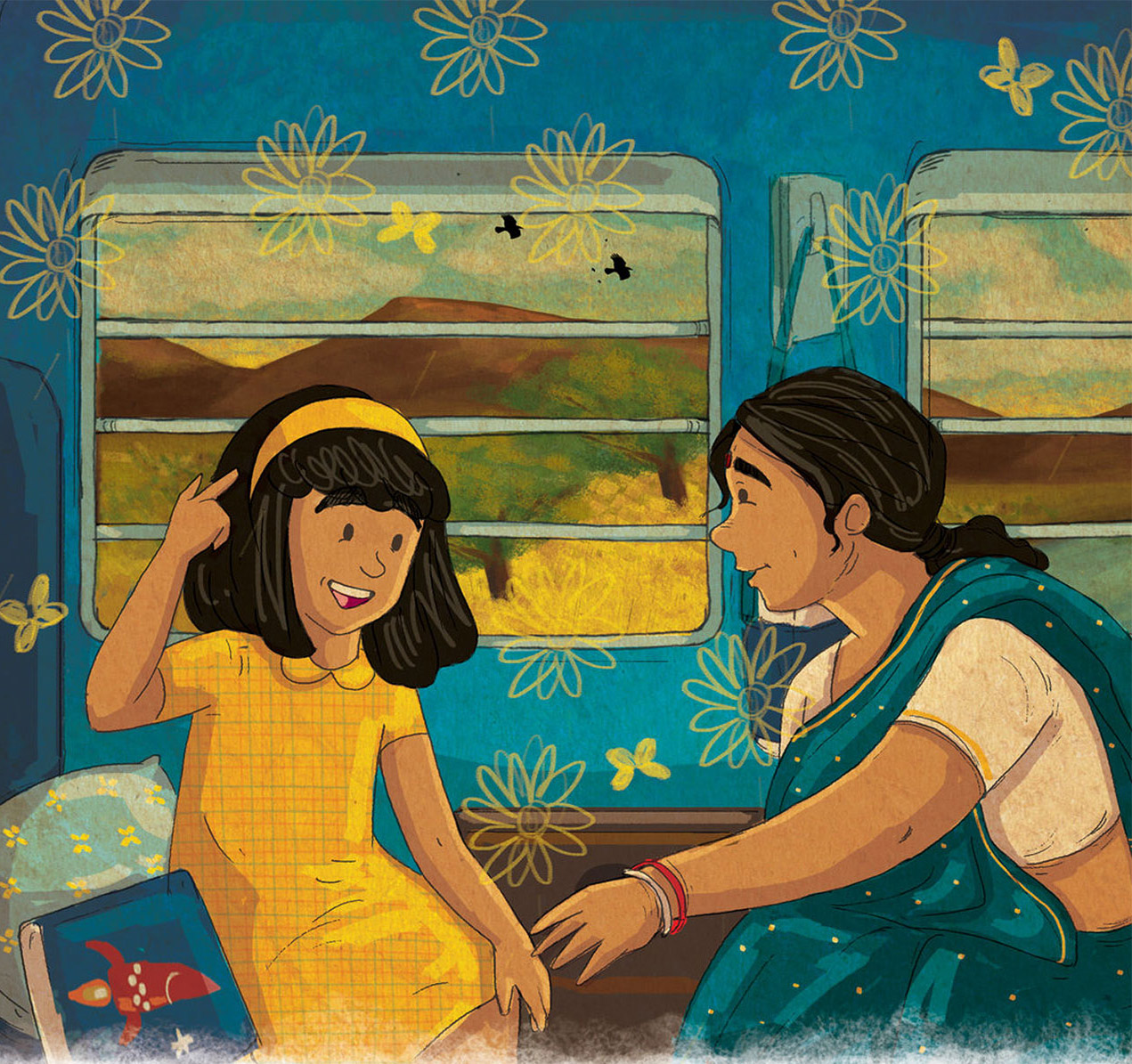 Truyện Ehon - Truyện tranh thai giáo: Trên chuyến tàu