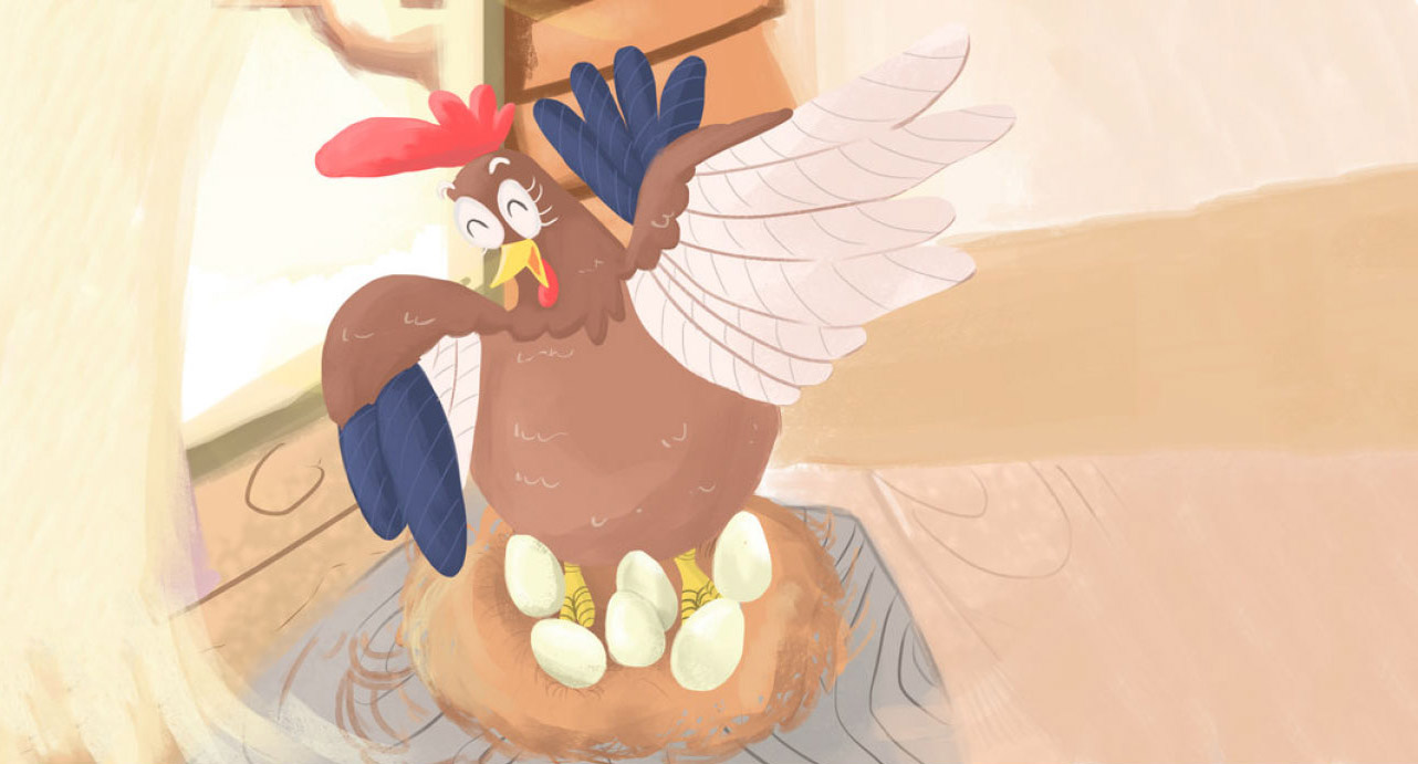 Truyện Ehon - Truyện tranh thai giáo: Gà mẹ bận rộn