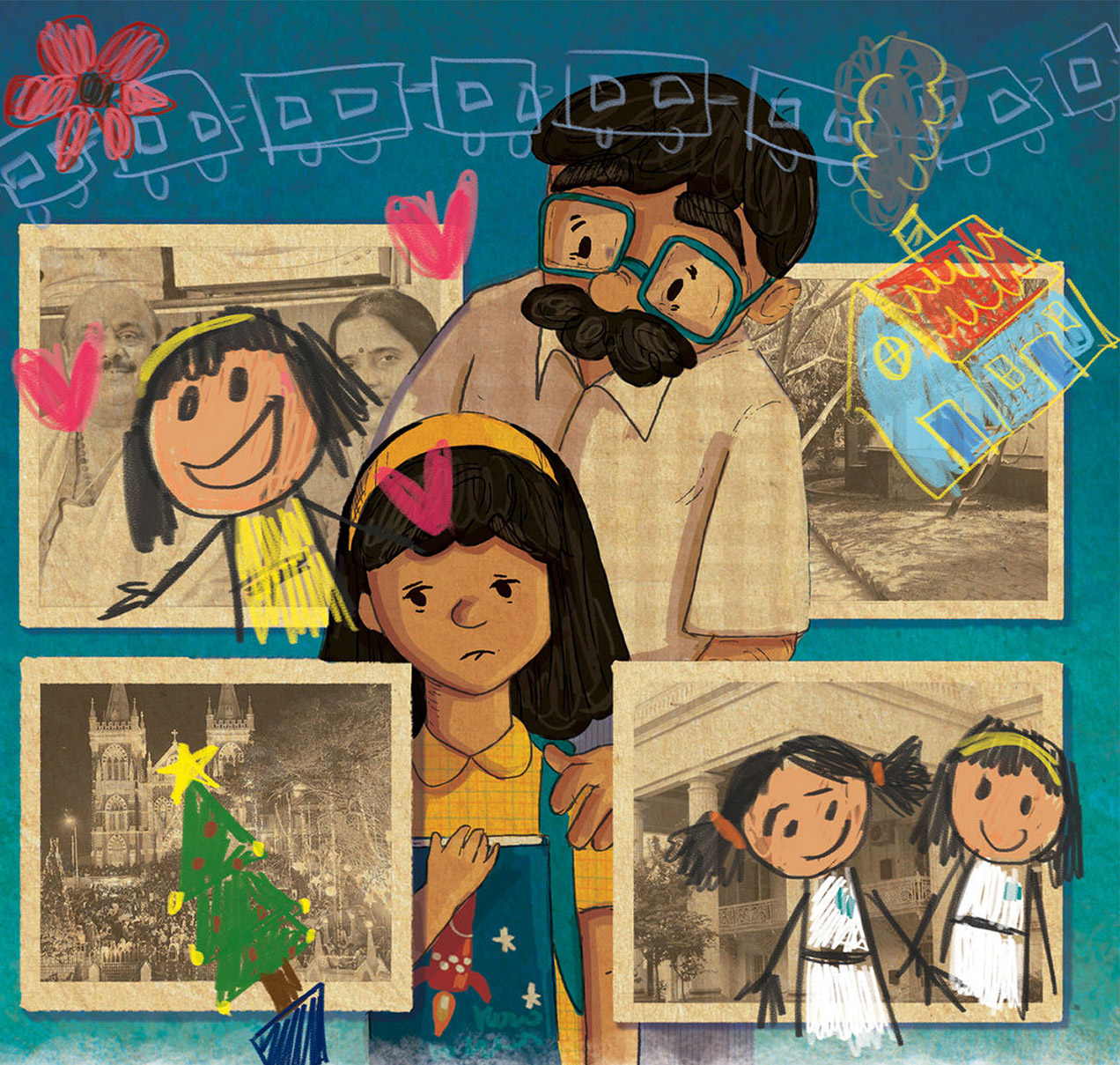 Truyện Ehon - Truyện tranh thai giáo: Trên chuyến tàu