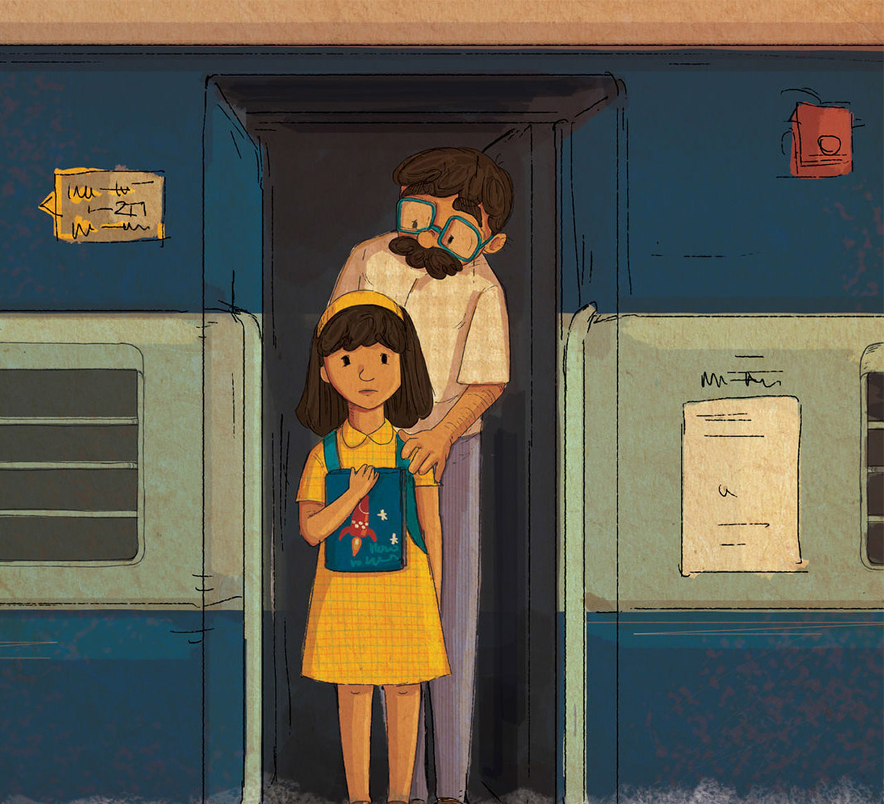 Truyện Ehon - Truyện tranh thai giáo: Trên chuyến tàu