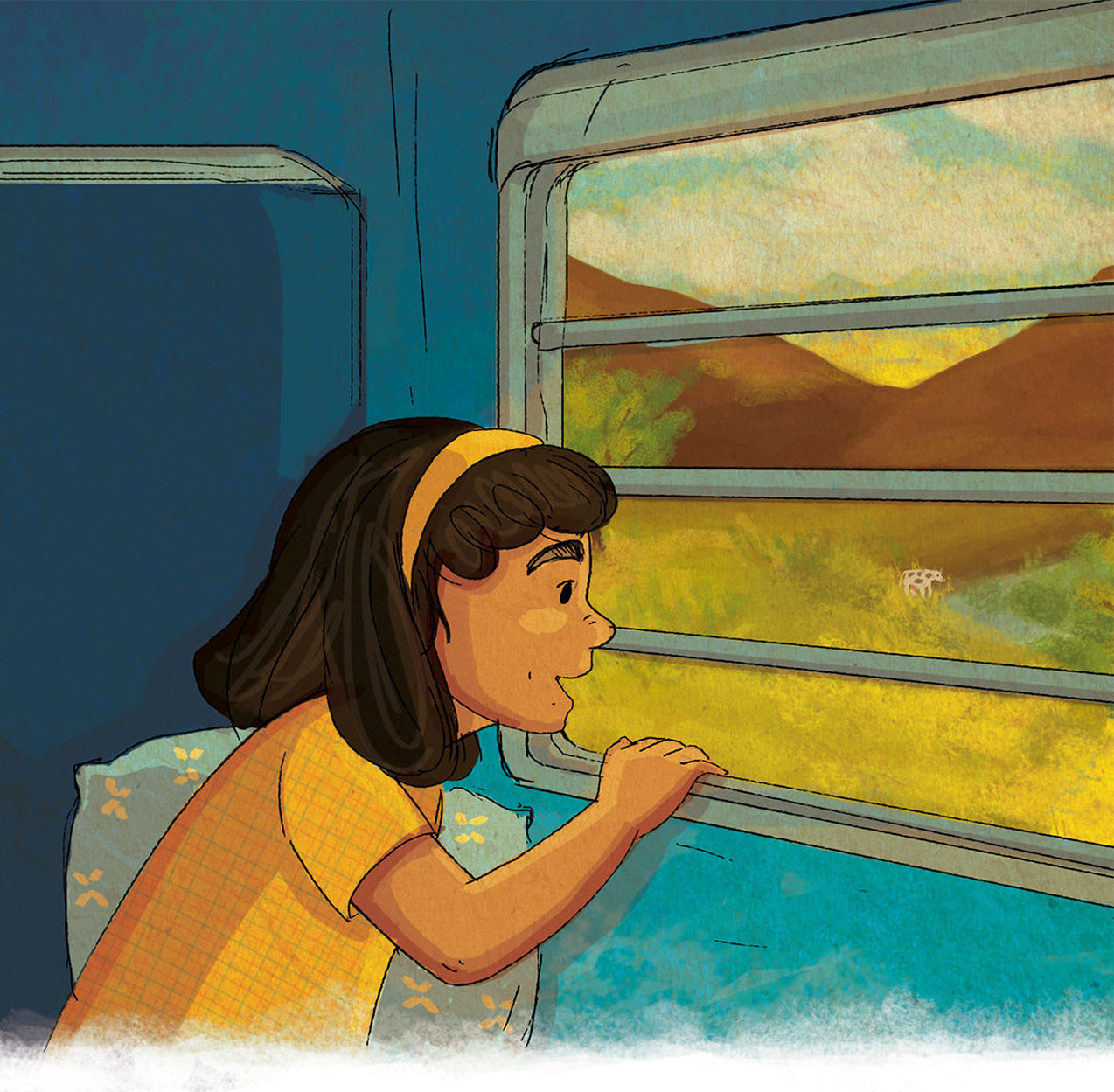 Truyện Ehon - Truyện tranh thai giáo: Trên chuyến tàu