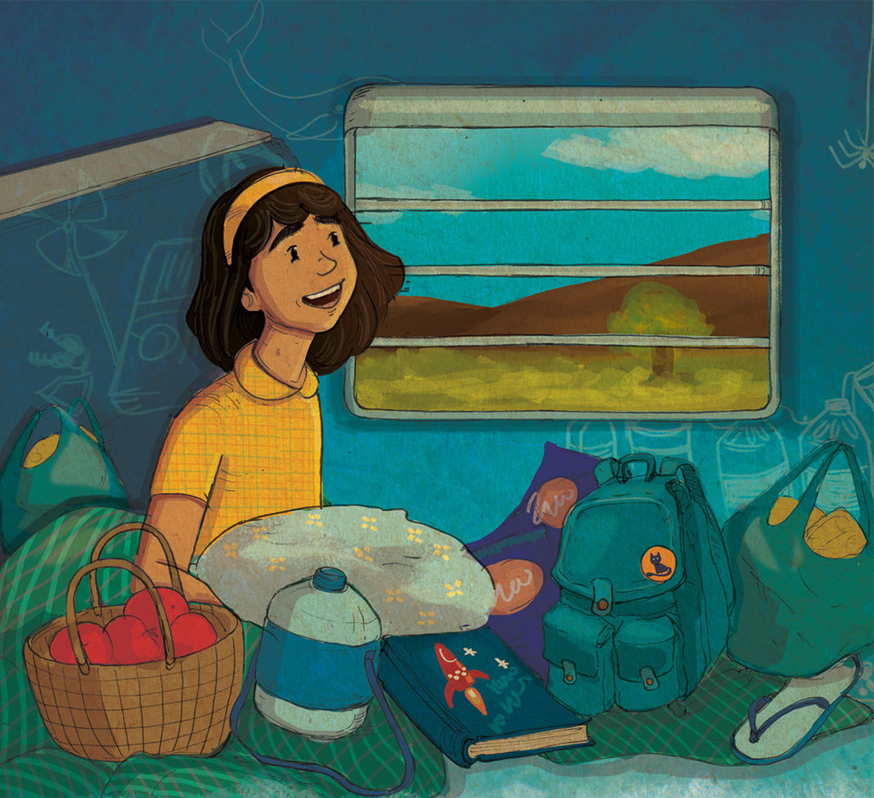 Truyện Ehon - Truyện tranh thai giáo: Trên chuyến tàu