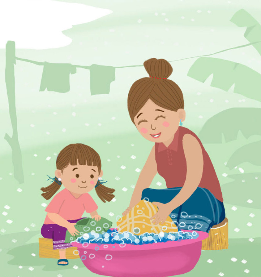 Truyện Ehon - Truyện tranh thai giáo: Mình yêu mẹ!