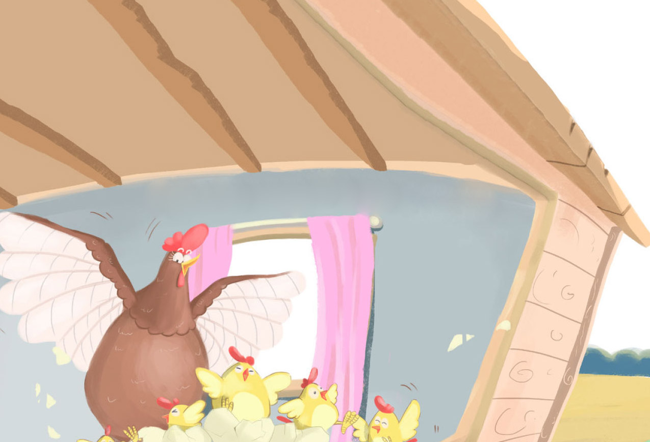 Truyện Ehon - Truyện tranh thai giáo: Gà mẹ bận rộn