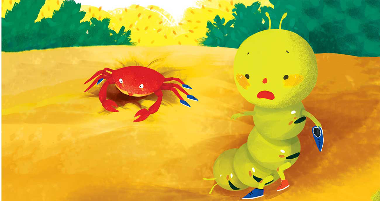 Truyện Ehon - Truyện tranh thai giáo: Chú sâu nhỏ tìm giày