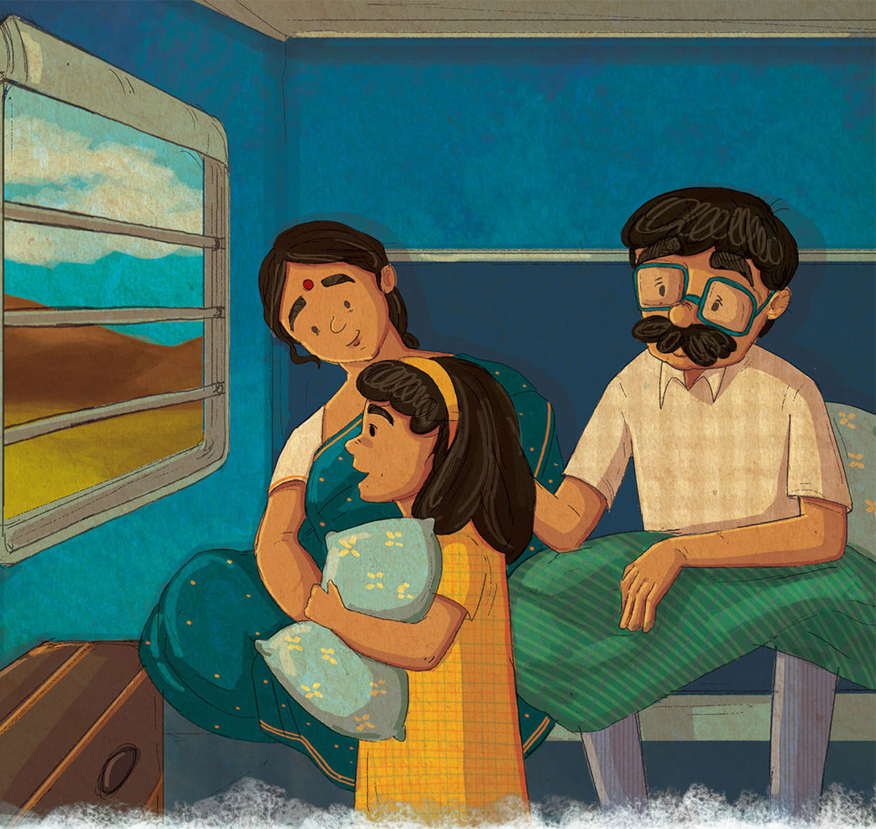 Truyện Ehon - Truyện tranh thai giáo: Trên chuyến tàu