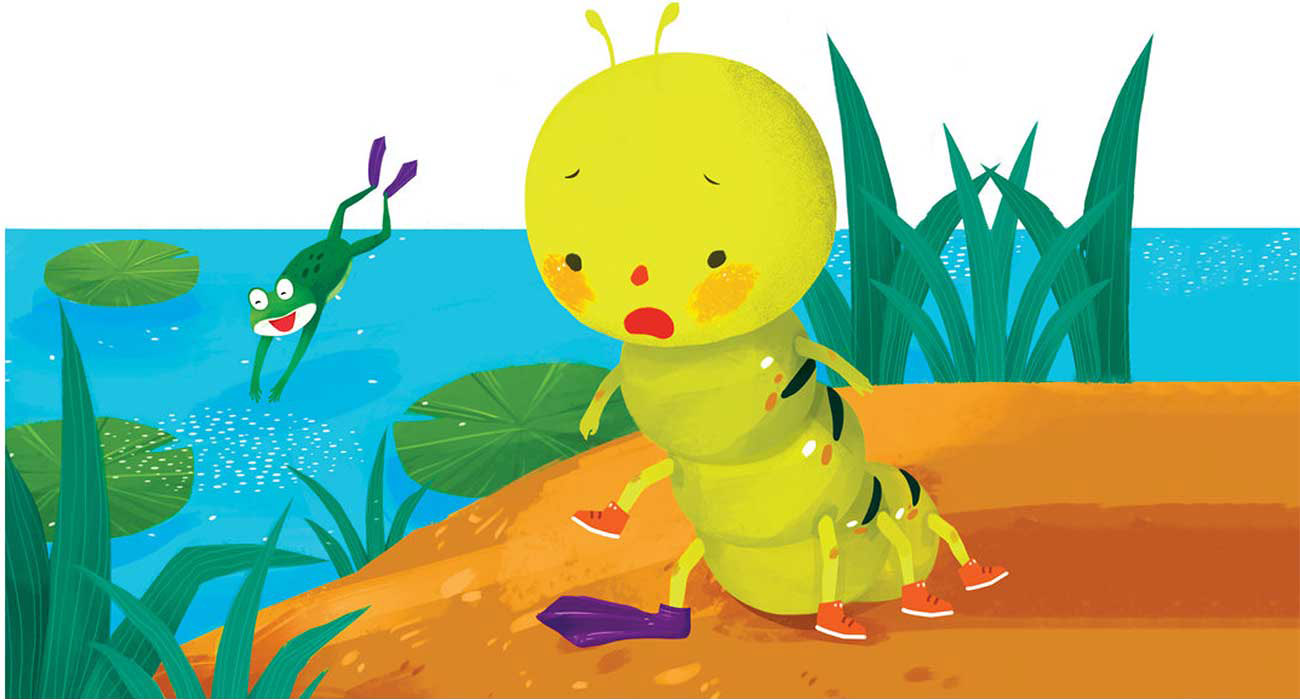 Truyện Ehon - Truyện tranh thai giáo: Chú sâu nhỏ tìm giày