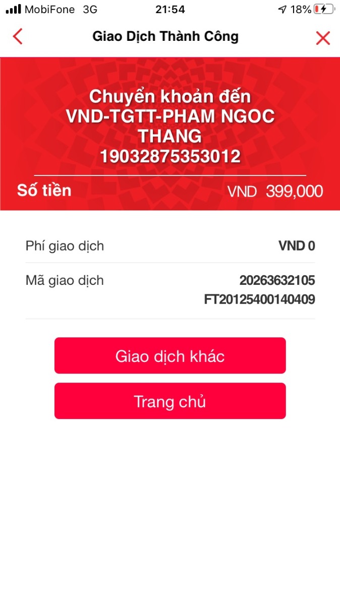E đã chuyển khoản. Kích hoạt tài khoản dùm em ạ. Mmmmmmmmmmmmmmmm