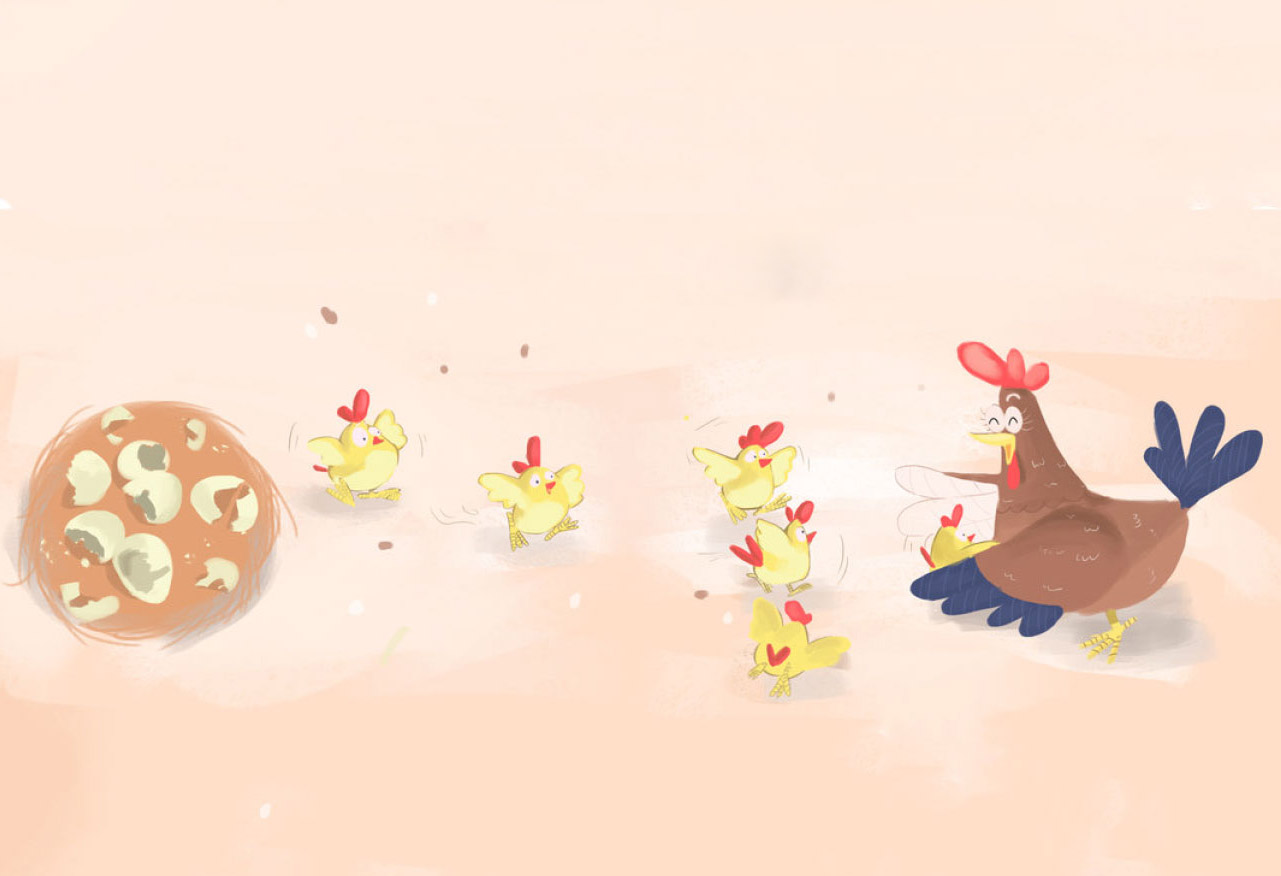 Truyện Ehon - Truyện tranh thai giáo: Gà mẹ bận rộn