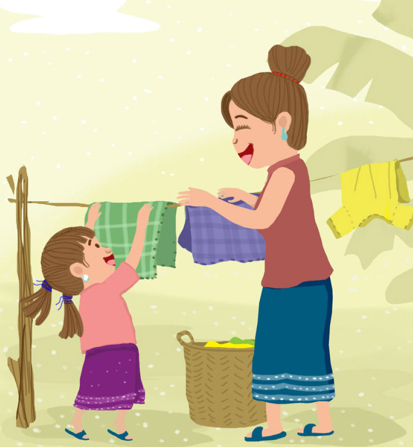 Truyện Ehon - Truyện tranh thai giáo: Mình yêu mẹ!