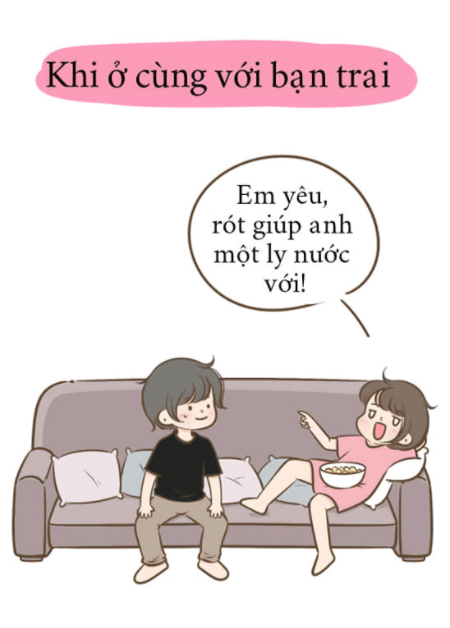 Trước và sau khi làm mẹ.
Nguồn: Dĩ Hiên An