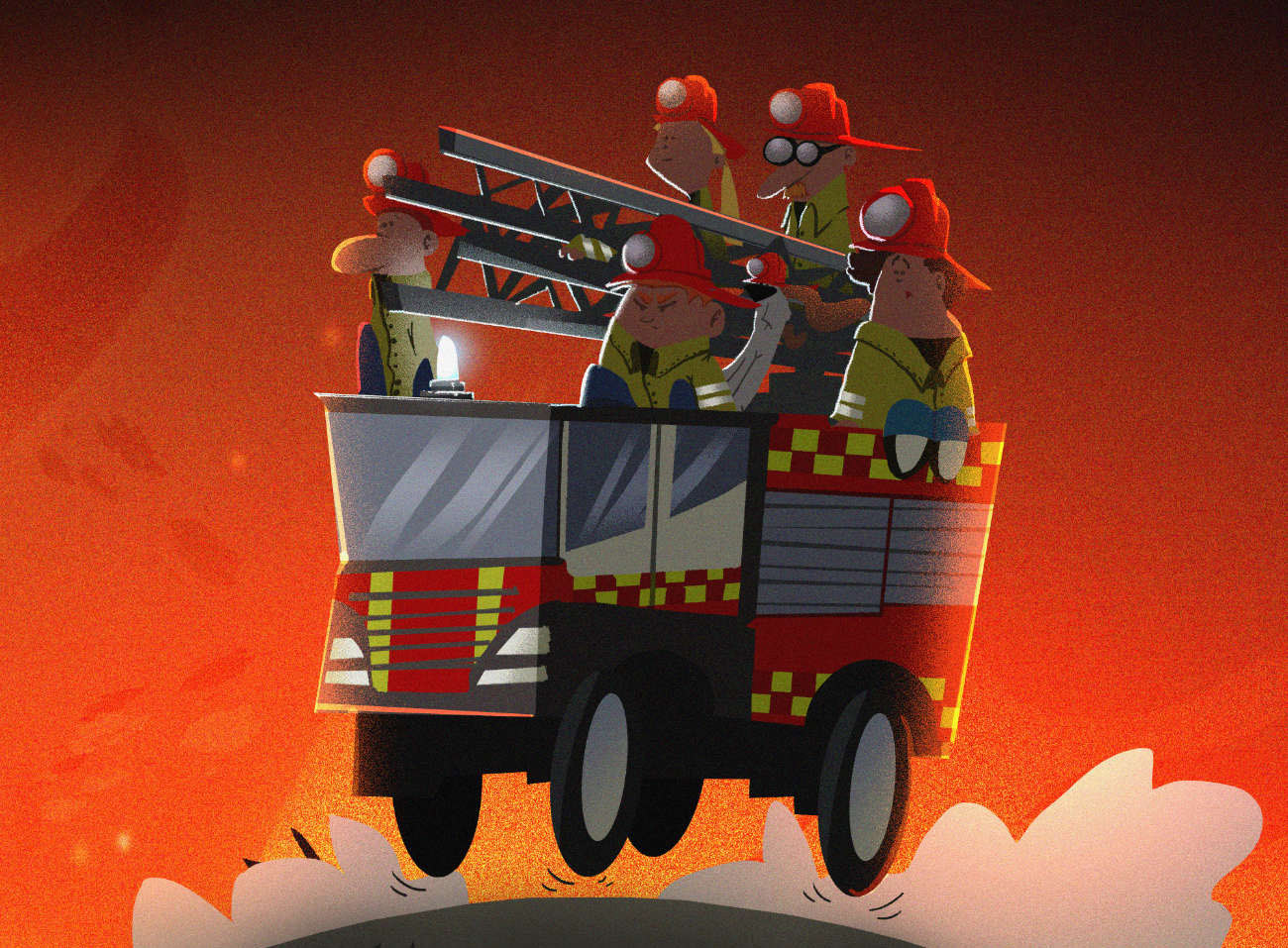 Truyện Ehon - Truyện tranh thai giáo: Anh lính cứu hoả và chú chó