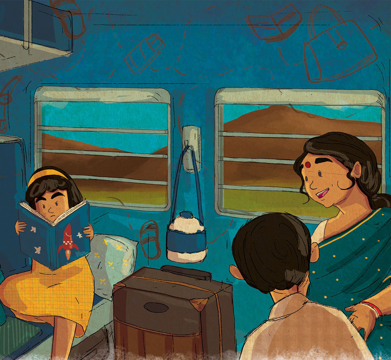 Truyện Ehon - Truyện tranh thai giáo: Trên chuyến tàu