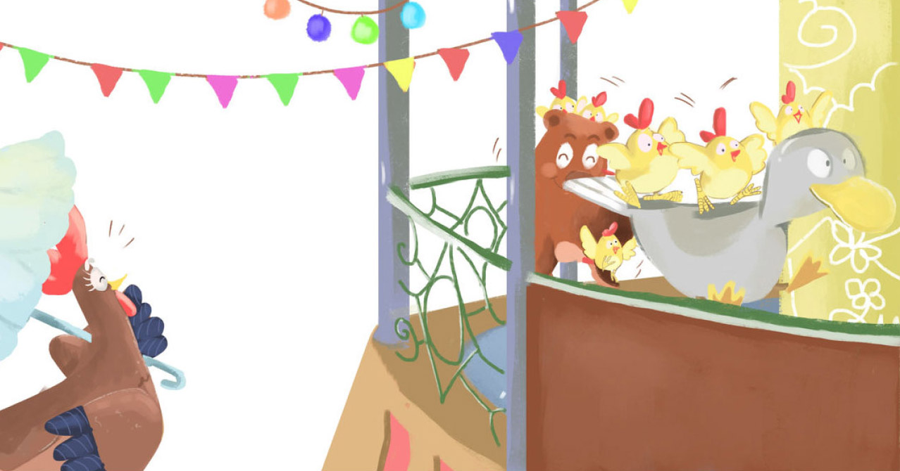 Truyện Ehon - Truyện tranh thai giáo: Gà mẹ bận rộn