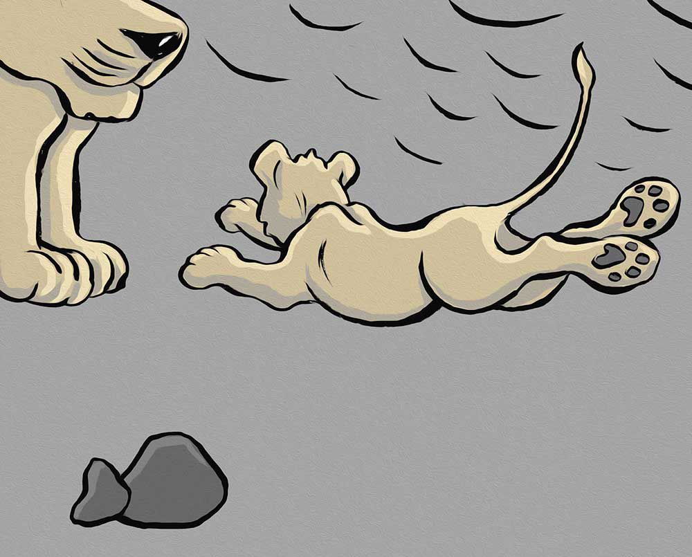 Truyện Ehon - Truyện tranh thai giáo: Sư tử dũng cảm