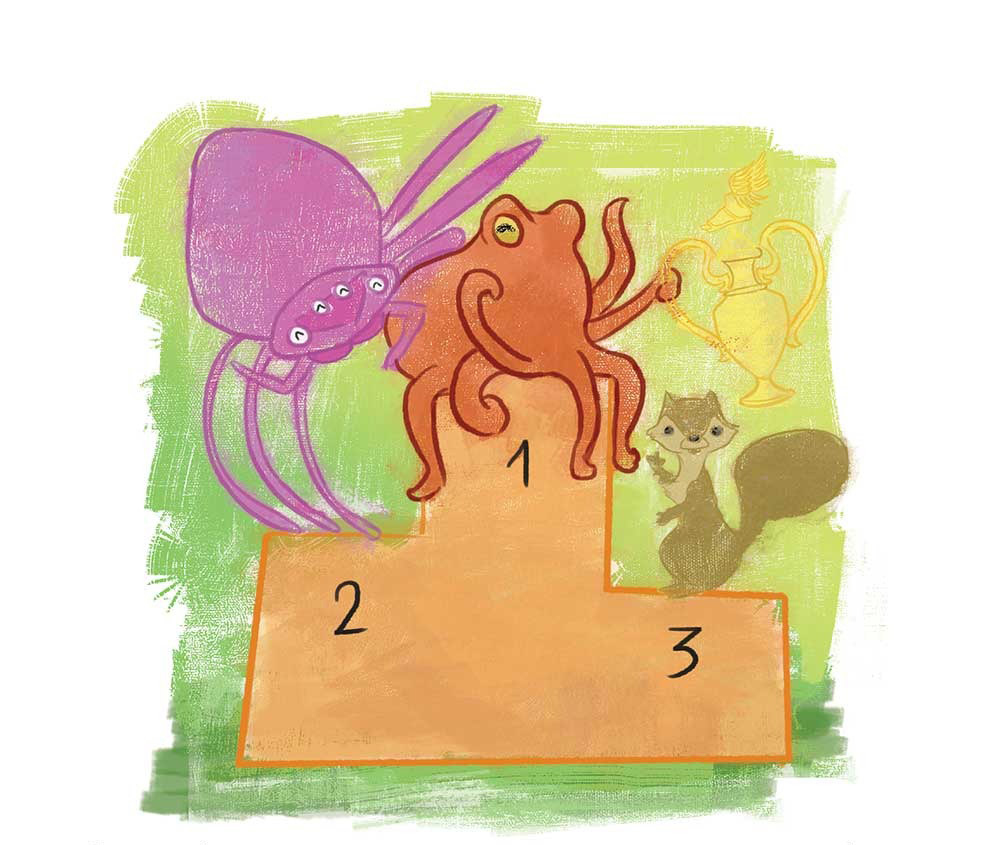 Truyện Ehon - Truyện tranh thai giáo: Bạch tuộc Ollie và nhện Sukey