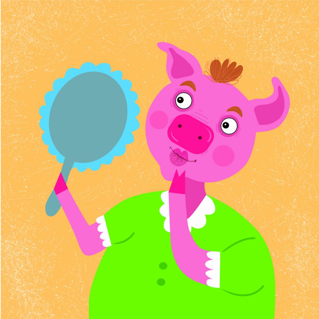 Truyện Ehon - Truyện tranh thai giáo: Chú lợn hồng