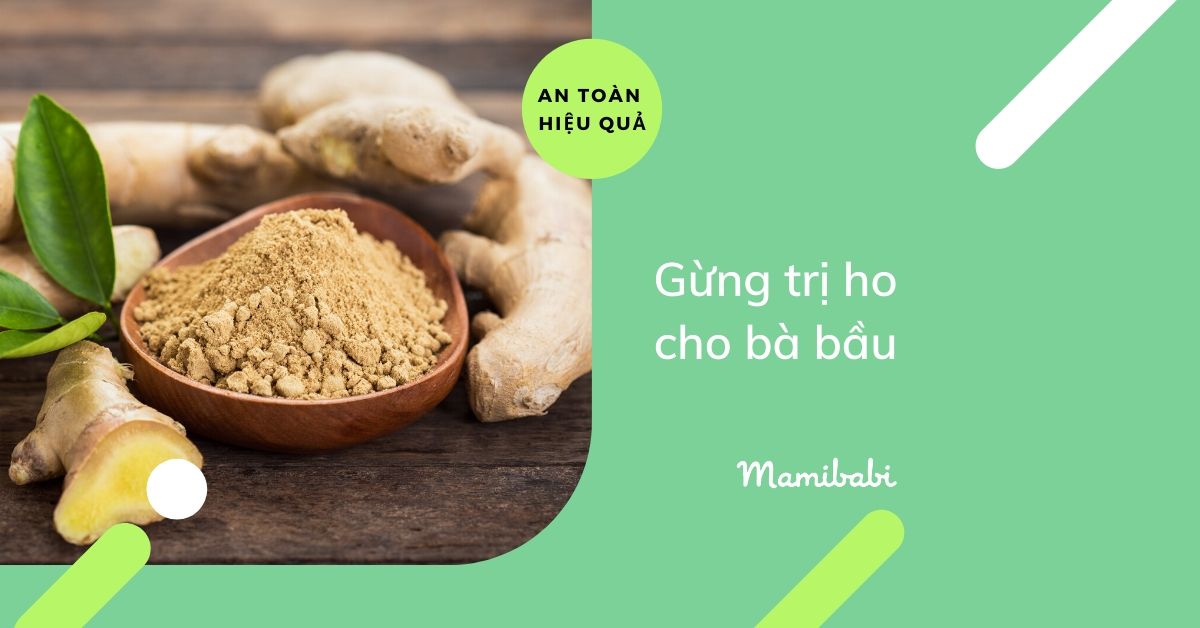 Mẹo trị ho cho bà bầu an toàn, hiệu quả ngay tại nhà