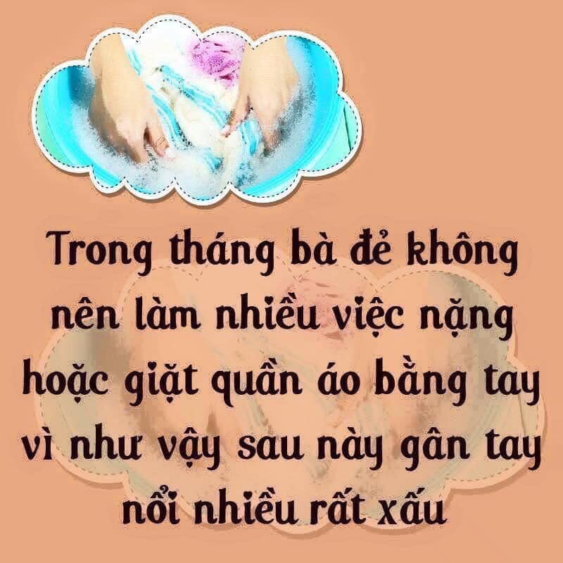 NHỮNG ĐIỀU MẸ CẦN KIÊNG CỬ SAU SINH ĐỂ KHÔNG RƯỚC BỆNH VỀ GIÀ
Mẹ nhớ lưu lại nhé!