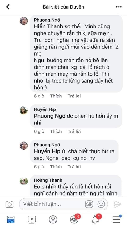 Các Mẹ Bỉm Sữa Đọc Để Cảnh Giác Và Đề Phòng Nhé
Rắn có thích sữa mẹ hay không???😱😰
Chưa có thông tin xác thực hay nghiên cứu chính thức, nhưng ngay sáng ngày 8/1/2020, một bé trai 20 ngày tuổi đã bị tử vong do rắn cạp nia bò vào nhà và cắn bé.
Đây là những thông tin tổng hợp từ các mẹ khác kể lại, các mẹ mới sinh nên đọc để đề phòng và vệ sinh sạch cho bé và đồ dùng của bé nhé❗
Nguồn: tổng hợp