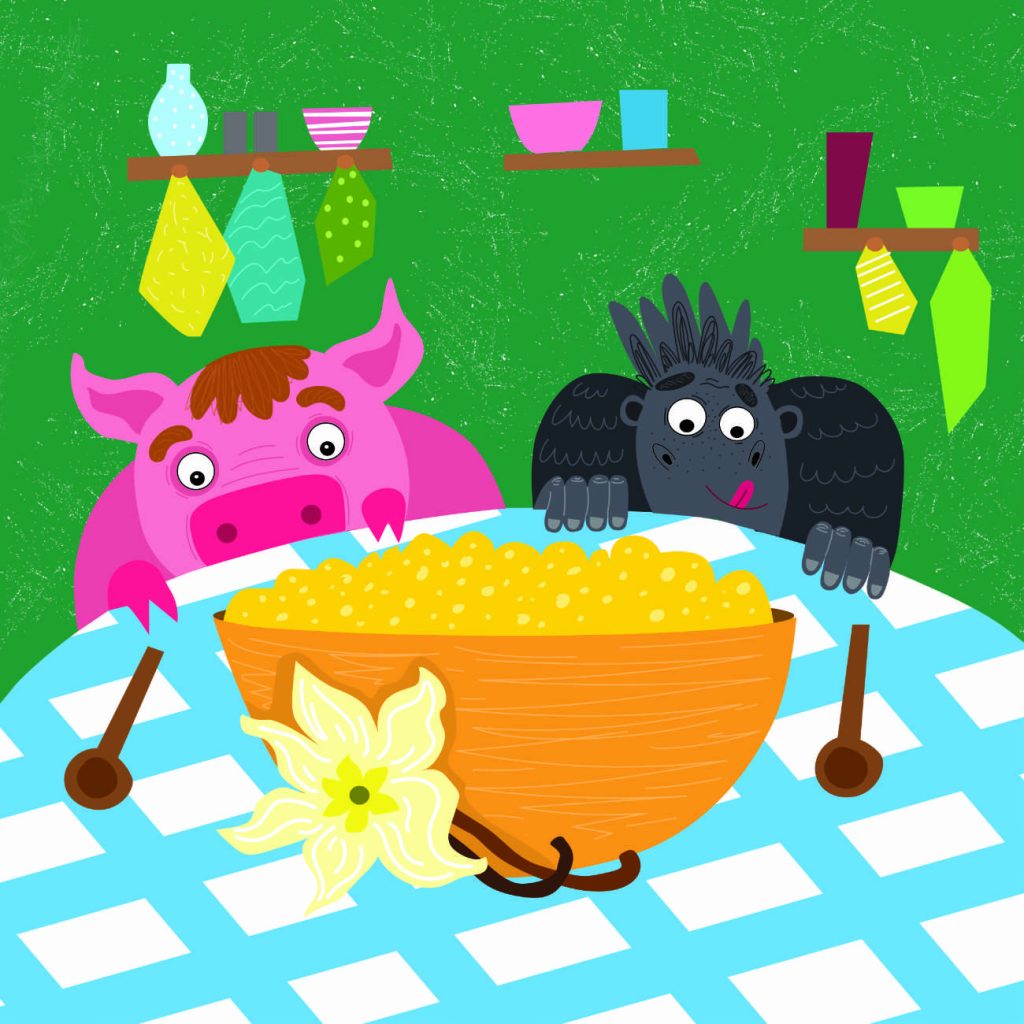 Truyện Ehon - Truyện tranh thai giáo: Chú lợn hồng