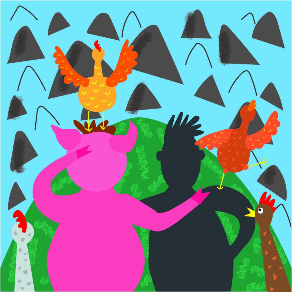 Truyện Ehon - Truyện tranh thai giáo: Chú lợn hồng