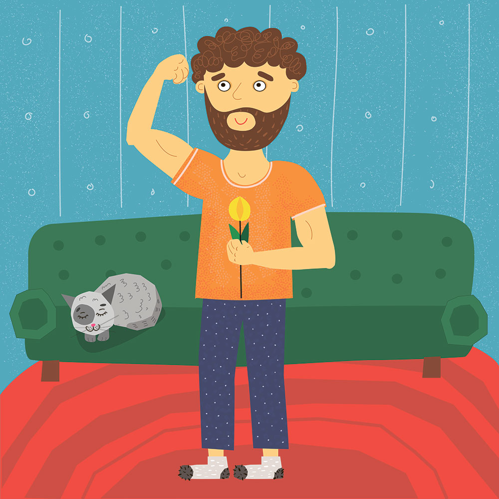 Truyện Ehon - Truyện tranh thai giáo: Giấc ngủ trưa của bố