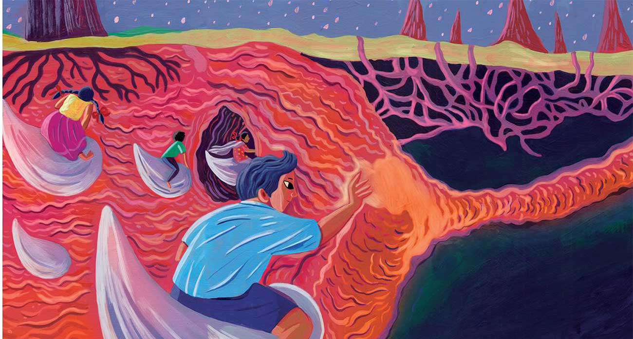 Truyện Ehon - Truyện tranh thai giáo: Bay trên những giọt mưa