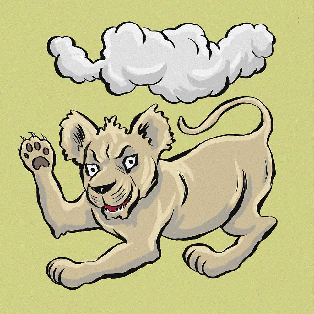 Truyện Ehon - Truyện tranh thai giáo: Sư tử dũng cảm